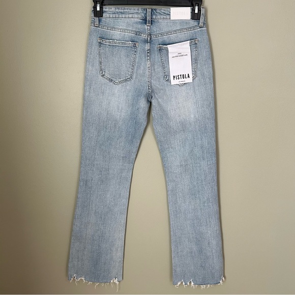 NWT revolve pistola drew mid rise vintage flare women’s 27 distressed‎ frayed - Picture 6 of 8